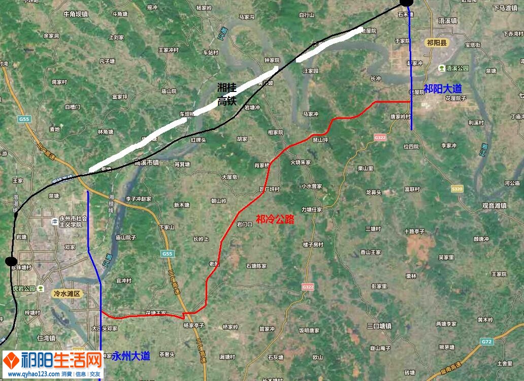 号外!号外!《祁冷公路》高德卫星地图更新啦!路